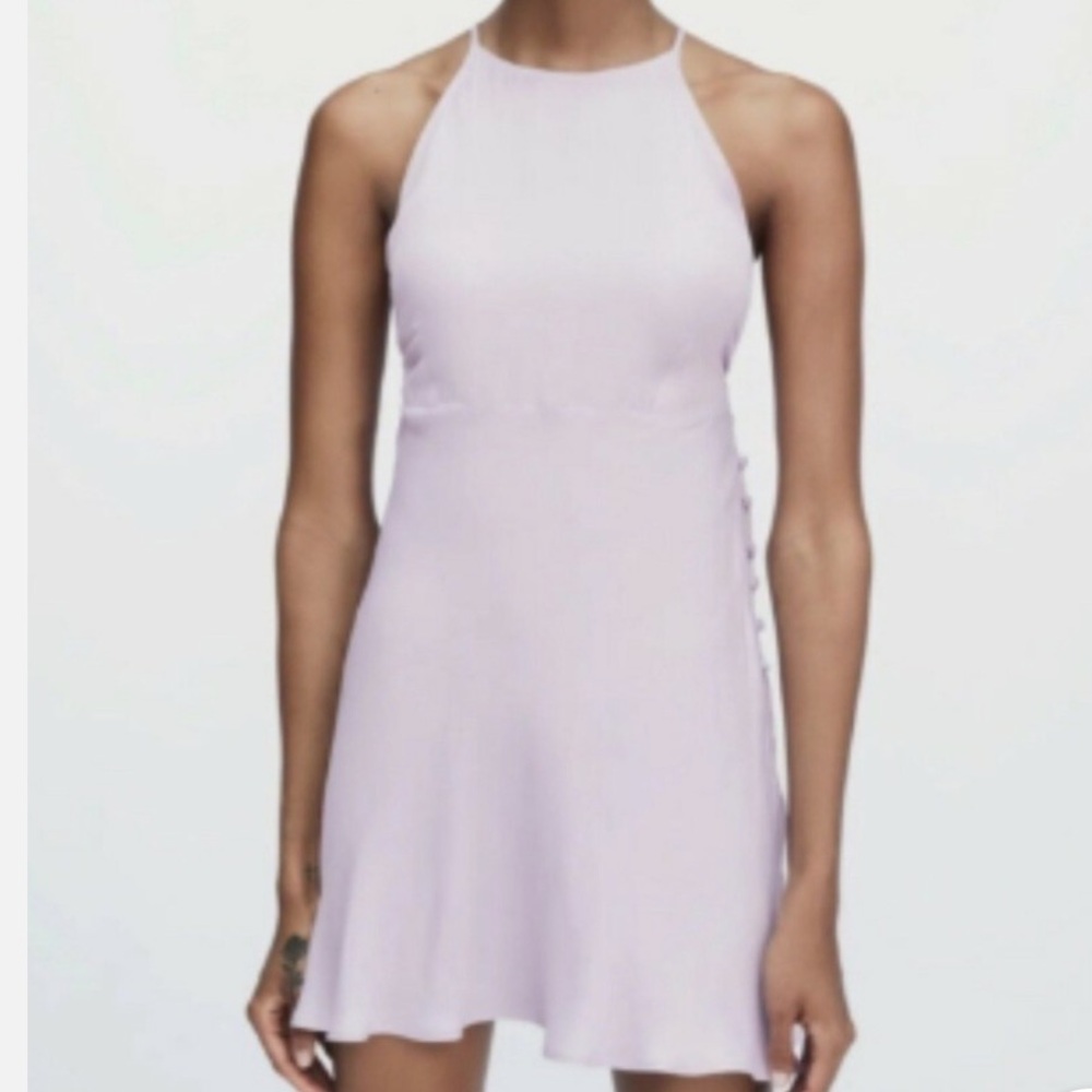 Zara Lavender Midi Dress